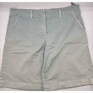 PRADA Mens Light Blue Bermuda Shorts Flat Front Casual Classic Size 40‎ 0428